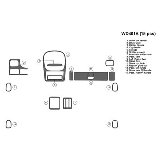 B&I® - 2D Blackwood Large Dash Kit (15 Pcs)