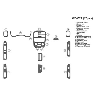 B&I® - 2D Blackwood Large Dash Kit (17 Pcs)
