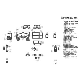 B&I® - 2D Factory Match Large Dash Kit (29 Pcs)