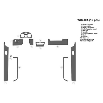 B&I® - 2D Blackwood Large Dash Kit (12 Pcs)