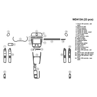 B&I® - 2D Blackwood Full Dash Kit (23 Pcs)