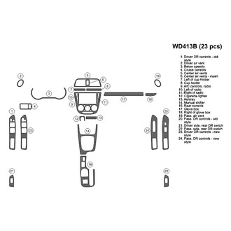 B&I® - 2D Blackwood Full Dash Kit (23 Pcs)