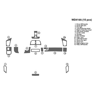 B&I® - 2D Blackwood Full Dash Kit (15 Pcs)