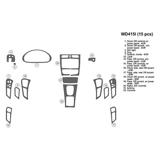 B&I® - 2D Blackwood Full Dash Kit (15 Pcs)