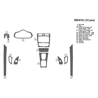 B&I® - 2D Blackwood Full Dash Kit (12 Pcs)