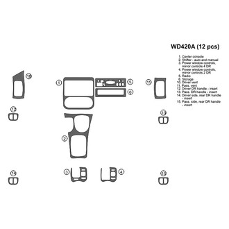 B&I® - 2D Blackwood Full Dash Kit (12 Pcs)