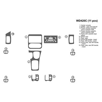 B&I® - 2D Blackwood Full Dash Kit (11 Pcs)