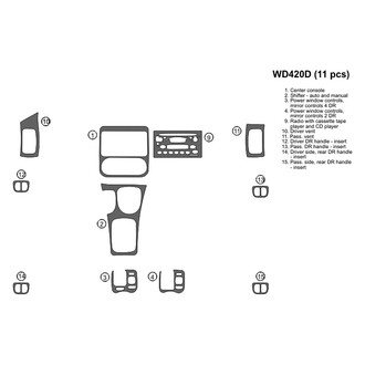 B&I® - 2D Blackwood Full Dash Kit (11 Pcs)