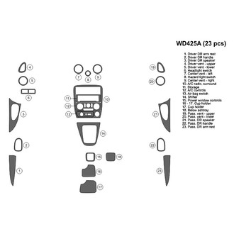 B&I® - 2D Blackwood Large Dash Kit (23 Pcs)