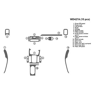B&I® - 2D Blackwood Full Dash Kit (15 Pcs)
