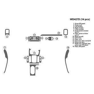 B&I® - 2D Blackwood Full Dash Kit (14 Pcs)