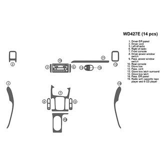 B&I® - 2D Blackwood Full Dash Kit (14 Pcs)