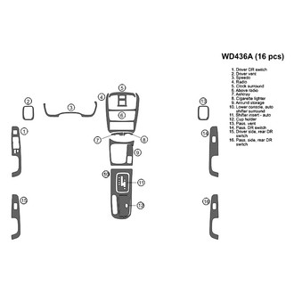 B&I® - 2D Blackwood Large Dash Kit (16 Pcs)