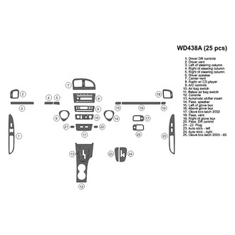 B&I® - 2D Blackwood Large Dash Kit (25 Pcs)