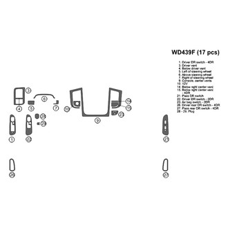 B&I® - 2D Blackwood Upgrade Kit (17 Pcs) Dash Kit
