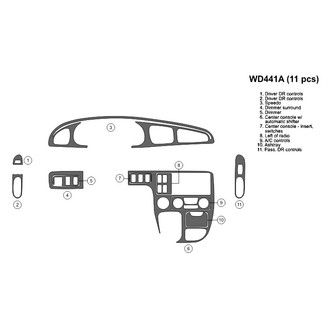 B&I® - 2D Blackwood Full Dash Kit (11 Pcs)
