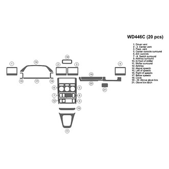 B&I® - 2D Blackwood Large Dash Kit (20 Pcs)
