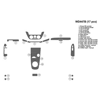 B&I® - 2D Blackwood Full Dash Kit (17 Pcs)