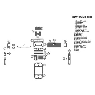 B&I® - 2D Blackwood Large Dash Kit (23 Pcs)