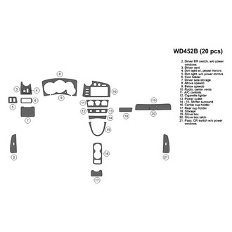 B&I® - 2D Blackwood Full Dash Kit (20 Pcs)