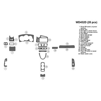 B&I® - 2D Blackwood Full Dash Kit (20 Pcs)