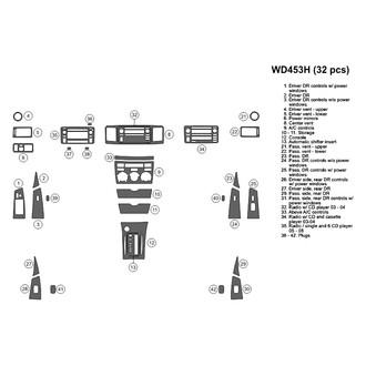 B&I® - 2D Blackwood Full Dash Kit (32 Pcs)