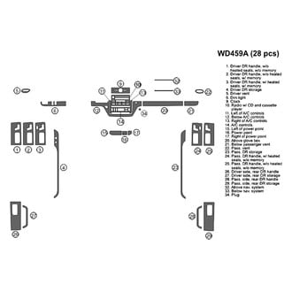 B&I® - 2D Factory Match Full Dash Kit (28 Pcs)