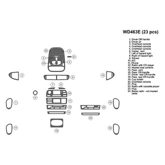 B&I® - 2D Bronze Factory Match Large Dash Kit (23 Pcs)