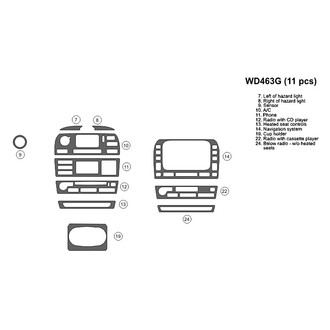 B&I® - 2D Bronze Factory Match Small Dash Kit (11 Pcs)