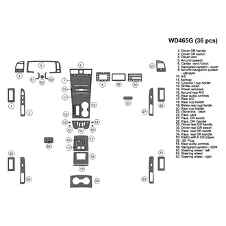 B&I® - 2D Factory Match Large Dash Kit (36 Pcs)