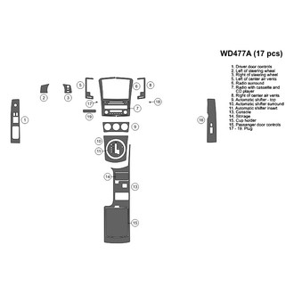 B&I® - 2D Blackwood Large Dash Kit (17 Pcs)