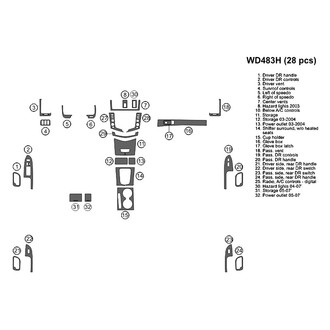 B&I® - 2D Blackwood Large Dash Kit (28 Pcs)