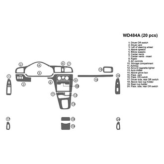 B&I® - 2D Blackwood Full Dash Kit (20 Pcs)