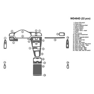 B&I® - 2D Blackwood Full Dash Kit (22 Pcs)