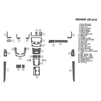 B&I® - 2D Blackwood Full Dash Kit (28 Pcs)