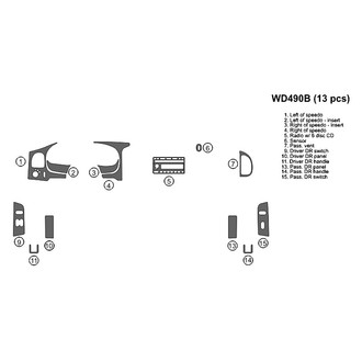 B&I® - 2D Blackwood Full Dash Kit (13 Pcs)