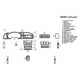B&I® - 2D Blackwood Full Dash Kit (32 Pcs)