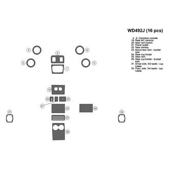B&I® - 2D Factory Match Upgrade Kit (16 Pcs)