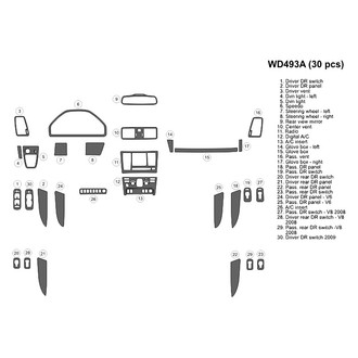B&I® - 2D Blackwood Large Dash Kit (30 Pcs)