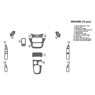 B&I® - 2D Blackwood Full Dash Kit (12 Pcs)