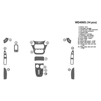 B&I® - 2D Blackwood Full Dash Kit (14 Pcs)