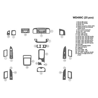 B&I® - 2D Factory Match Large Dash Kit (25 Pcs)