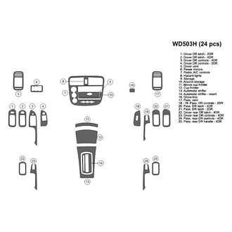 B&I® - 2D Blackwood Full Dash Kit (24 Pcs)