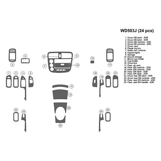 B&I® - 2D Blackwood Full Dash Kit (24 Pcs)