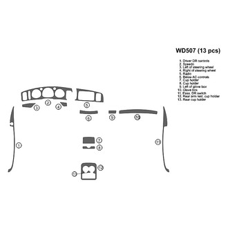 B&I® - 2D Blackwood Full Dash Kit (13 Pcs)