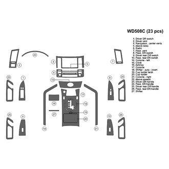 B&I® - 2D Blackwood Large Dash Kit (23 Pcs)