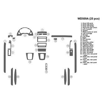 B&I® - 2D Blackwood Large Dash Kit (25 Pcs)
