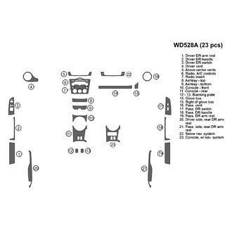 B&I® - 2D Blackwood Large Dash Kit (23 Pcs)