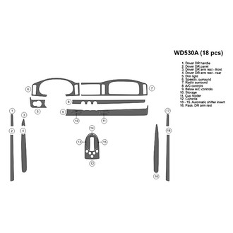 B&I® - 2D Blackwood Full Dash Kit (18 Pcs)