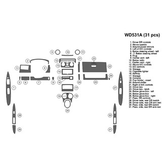 B&I® - 2D Blackwood Full Dash Kit (31 Pcs)